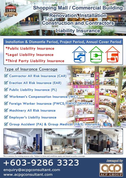 Contractor Liability Insurance FB A4